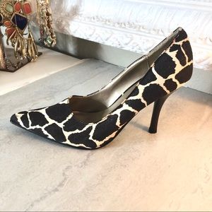3/$20 Cupid zebra print pumps
